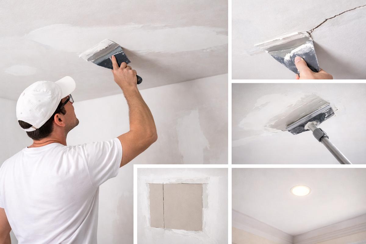 Ceiling patching and drywall finishing Toronto GTA