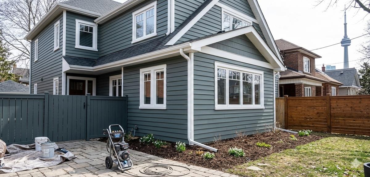 Exterior painting Toronto — weather-resistant coating for GTA homes